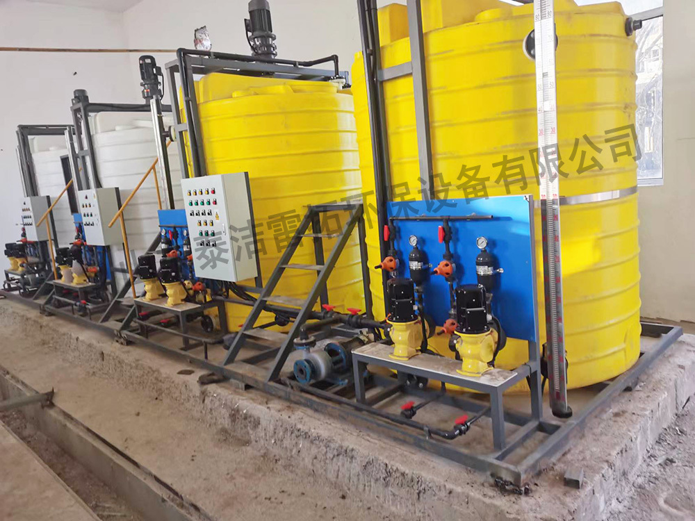 內蒙古神舟生物污水處理廠采用我司加藥設備