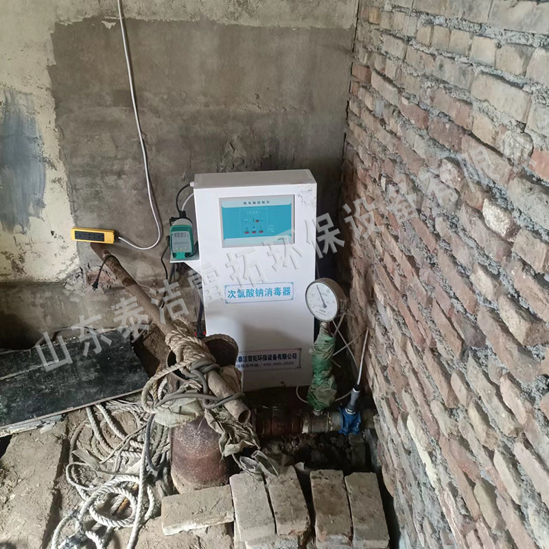 次氯酸鈉消毒器處理農村飲用水