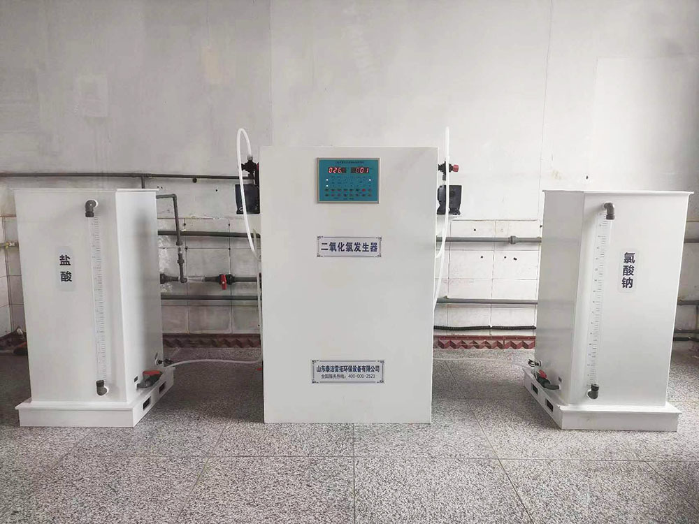 河北唐山市供水公司采用我司二氧化氯發生器進行自來水消毒