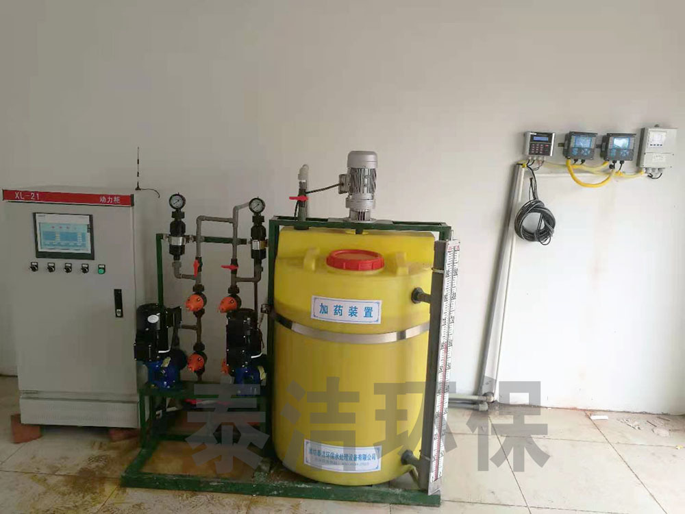 自來水廠采用我司加藥設備進行殺菌消毒