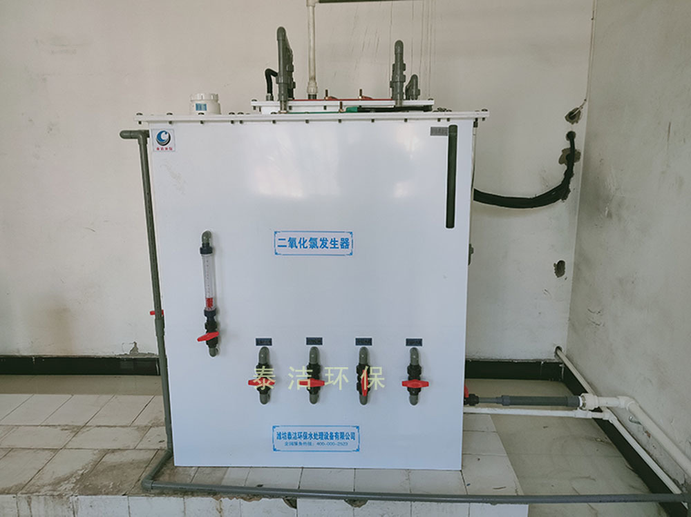 長治市路州區煤礦供水一廠，二廠采用我司電解次氯酸鈉發生器處理自來水