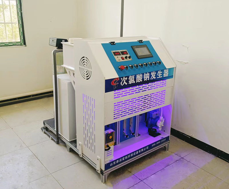 200克次氯酸鈉發生器+加藥設備用于自來水廠消毒